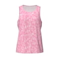 thumbnail image 4 of Easygdp Breast Cancer Awareness Men's Tank Top, Sleeveless Muscle T Shirts, Breathable, Quick-Dry, Loose for Gym, Running, Fitness -, 4 of 9