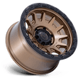 thumbnail image 2 of 18x9 Fuel FC884 Fortress Matte Bronze With Gloss Black Wheel 6x5.5 (20mm), 2 of 3
