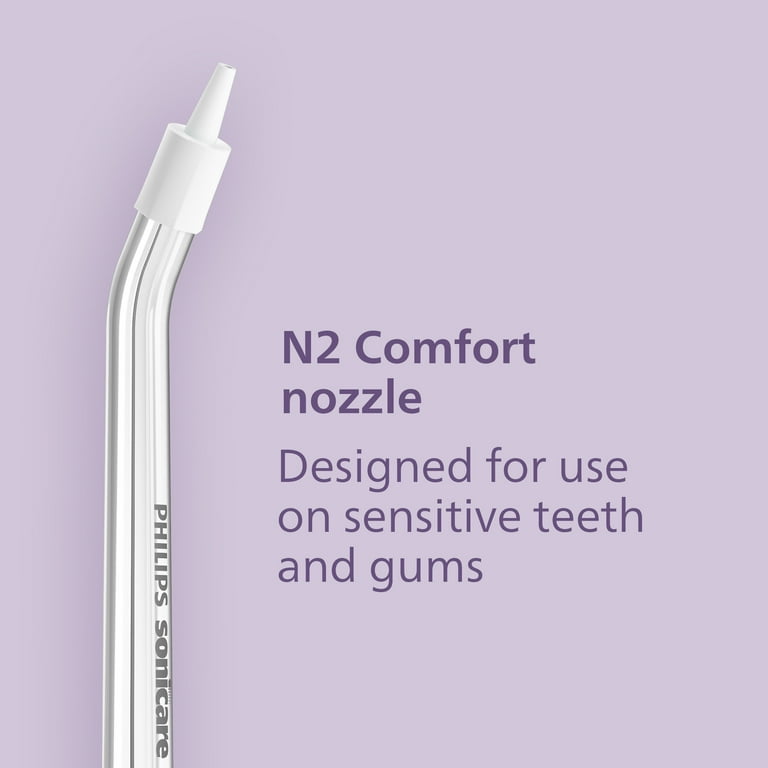 Philips Sonicare Compact Flosser 1000 Nozzle Replacement Pack 2