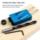 thumbnail image 2 of New Pocket Hole Jig Kit 15 Degree Angle Drill Guide Set Woodworking Oblique Hole Locator Drill Bits Hole DIY Carpentry Tools, 2 of 5