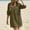 Z02#Army Green, variant on Women's Tassel Hem Beach Cover Up Button Down Shirt Dress Oversized 3/4 Sleeve Swimsuit Cover Up Vacation Resort Wear Summer Bikini Beach Dress