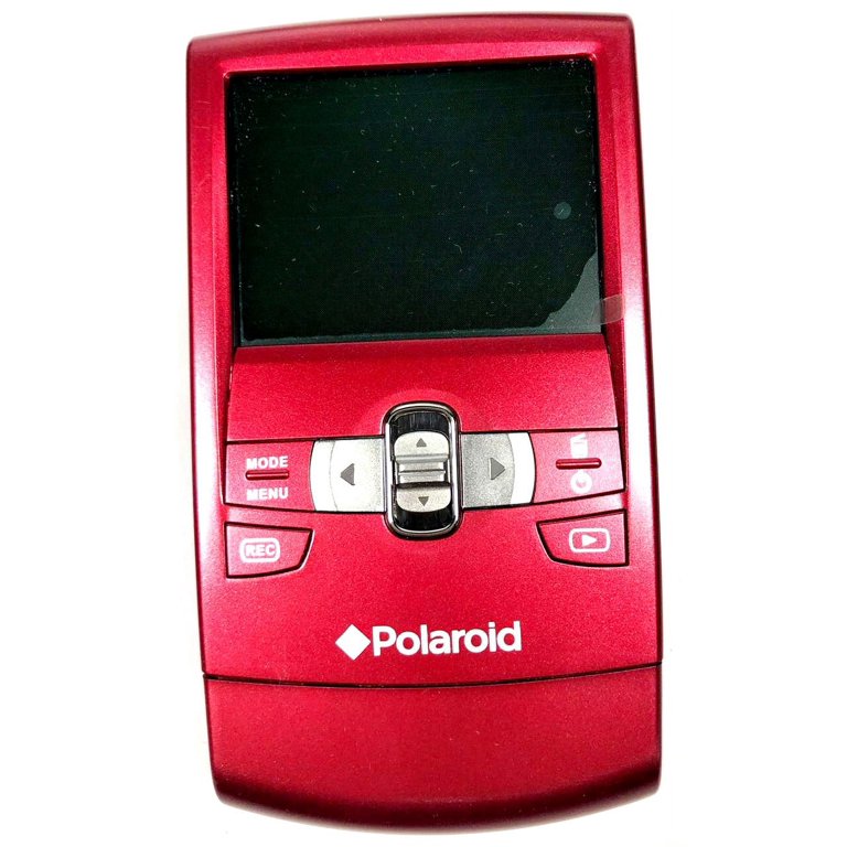 Polaroid DVF-720 HD Digital Camcoder, Red