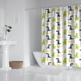 thumbnail image 2 of Dinosaur with Rrrr Pattern Shower Curtain 72"x84" ,Bathroom Decorative Shower Curtains Set with 12 Hooks,Modern Waterproof Washable Shower Curtain, 2 of 6