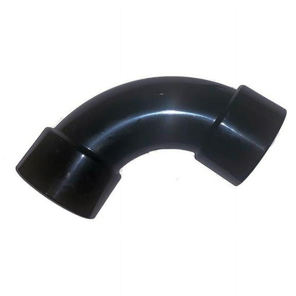 Waterco 121553 2 in. Socket 90 deg Black Sweep Elbow