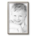 thumbnail image 2 of ArtToFrames 10" x 16" Silver with Stained Grey Picture Frame, 10x16 inch Silver Wood Poster Frame (WOM-4767), 2 of 7
