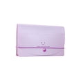 thumbnail image 2 of 13-Compartment A6 Document Organizer | Colorful Waterproof Receipt Holder | Smiling Face, Morandi Palette, Secure Double-Button, Elastic Closure, Portable 18x11.5cm Plastic File Folder, 2 of 6