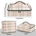thumbnail image 3 of Iauyy Casserole Carrier for Hot Food Insulated Casserole Travel Carry Bag with Lid Food Warmer Bag for Party/Picnic,Orange Line, 3 of 7