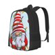 thumbnail image 1 of Balery Funny Christmas Gnome Mochila para hombre y mujer - Tela Oxford 600D resistente - Gran capacidad, resistente al agua, ideal para la escuela, viajes y senderismo, 1 of 6
