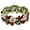 Antique Gold - Red, variant on Vintage Flower Bracelet Bangle Crystal Beads Hand-Painted Gold - Red