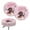 Dachshund Cherry Blossom, variant on ZIATUBLE Sunflower Wooden Bar Stool Seat Covers Dustproof Stool Covers Chair Slipcovers 2 Pieces Universal Circle Stool Seat Covers Easy to Install Seat Cover for Vanity Chair Size S