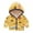 Yellow, variant on TAGOLD Kids Winter Coats,Fall Winter Jacket for Boys Girls,Fashion Girl And Boy' Casual Long Sleeve Tops Hooded Sweatshirts Printing Tops Long Sleeve Hooded Casual Outwear