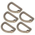 thumbnail image 1 of 5Pcs D Rings, Zinc Alloy Durable Metal D Rings Strong D Shape Rings For Clothes Backpack Bag DIY Accessories, 1 of 8