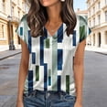 thumbnail image 6 of cocolona Womens Summer Silk Satin Tops Plus Size V Neck Short Sleeve T-shirt Fashion Casual Cute Print Tees Blouses, 6 of 6