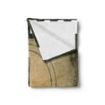 thumbnail image 2 of Movie Theater Soft Flannel Fleece Throw Blanket, Grunge Countdown Frame with Number in a Circle Film Strip, Cozy Plush for Indoor and Outdoor Use, 50" x 70", Pine Green Chocolate, by Ambesonne, 2 of 5