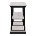 thumbnail image 3 of Furniture of America Drewden Transitional Wood 2-Shelf Console Table in White, 3 of 6
