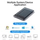 thumbnail image 5 of Caja SSD de 2,5 pulgadas SATA a USB3.1 Caja de disco duro SSD HDD de 8 TB (negro transparente) Likrtyny  Para estrenar, 5 of 8