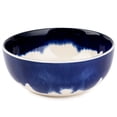 thumbnail image 1 of Thyme & Table Blue Drip Stoneware Cereal Round Bowl, 1 of 5