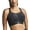 Black/Black, variant on Boundless Racerback Non-Wire Sports Bra (7341),34D,Charcoal Marl