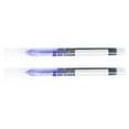 thumbnail image 3 of 2 Pcs Rollerball Pen 0.5mm Fine Tip Quick Drying Rolling Ball Liquid Ink Pen for Students Blue, 3 of 5