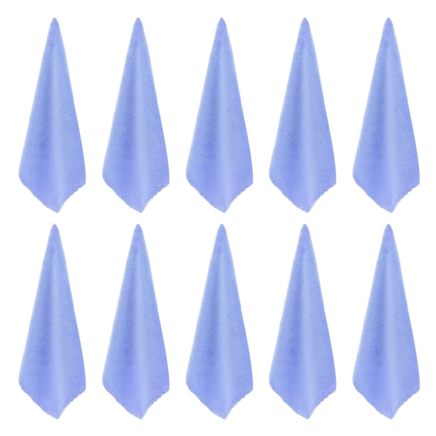 Paquete de 10 paños de cocina, paños de cocina reutilizables sin olor, paños de cocina de primera calidad, paños de limpieza de vellón de coral súper absorbentes, antiadherentes, lavables con aceite,