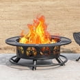 thumbnail image 2 of Chimenea OutVue de 91 cm con 2 parrillas, estufa de leña y mesa, 2 of 7