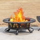 thumbnail image 2 of Chimenea OutVue de 91 cm con 2 parrillas, estufa de leña y mesa, 2 of 7