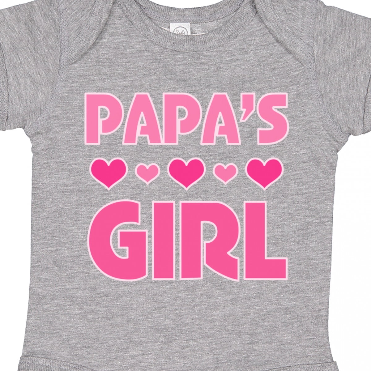 Inktastic Papas Girl Granddaughter Girls Baby Bodysuit