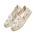 thumbnail image 3 of Womens Shoes Floral Print Slip-on Walking Shoes Sneakers Breathable Mesh Casual Footwear, 3 of 5