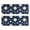 Dark Blue Sun-1, variant on Kitchen Rugs Sets Of 2,Dark Grey Mystical Pattern Anti Fatigue Kitchen Mat Rugs Non Slip Washable,Decorative Kitchen Floor Mats for Kitchen,Sink,Laundry,17"X47"