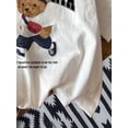 thumbnail image 4 of Style Bear Graphic White Round Neck Short Sleeve Fitted Women T-Shirt, Contains Cotton, Suitable ForCamisetas para mujer, lindas camisetas con estampado gráfico, de manga corta, estilo casual, para ve, 4 of 7