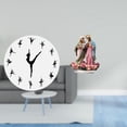 thumbnail image 2 of Reloj De Pared Con Bailarina De Ballet, Silencioso, Decorativo Para Cocina, Oficina Y Hogar, Con Decoración De Escritorio De Acrílico 2D, Adorno De Mesa único Para Chimenea Navideña., 2 of 8