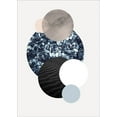thumbnail image 2 of Design Fabrikken 11x14 Black Ornate Wood Framed with Double Matting Museum Art Print Titled - Circles 2, 2 of 4