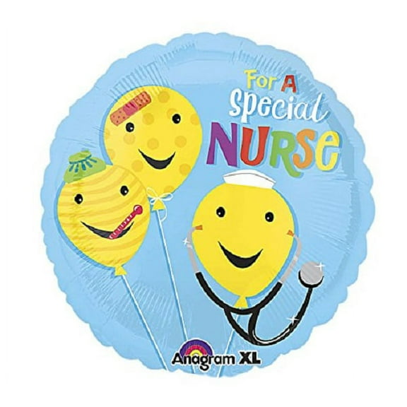 Special Nurse HEXL 17" Foil Mylar Balloon THank You Nursing School Decoration
