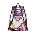 thumbnail image 2 of Lsque Halloween Gnome With Pumpkins Pattern Canvas Daypack, Durable Backpack, High-quality Versatile Backpack,Vintage Compact Backpack-Medium, 2 of 6