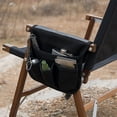 thumbnail image 2 of Reposabrazos Bsvklp para Silla Lona con Múltiples Bolsillos para Camping Picnic Negro, 2 of 7