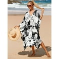 thumbnail image 6 of Cfcsrp Caftans for Women ink painting Kaftan Beach cover up Swimsuit Loungewear, 6 of 6