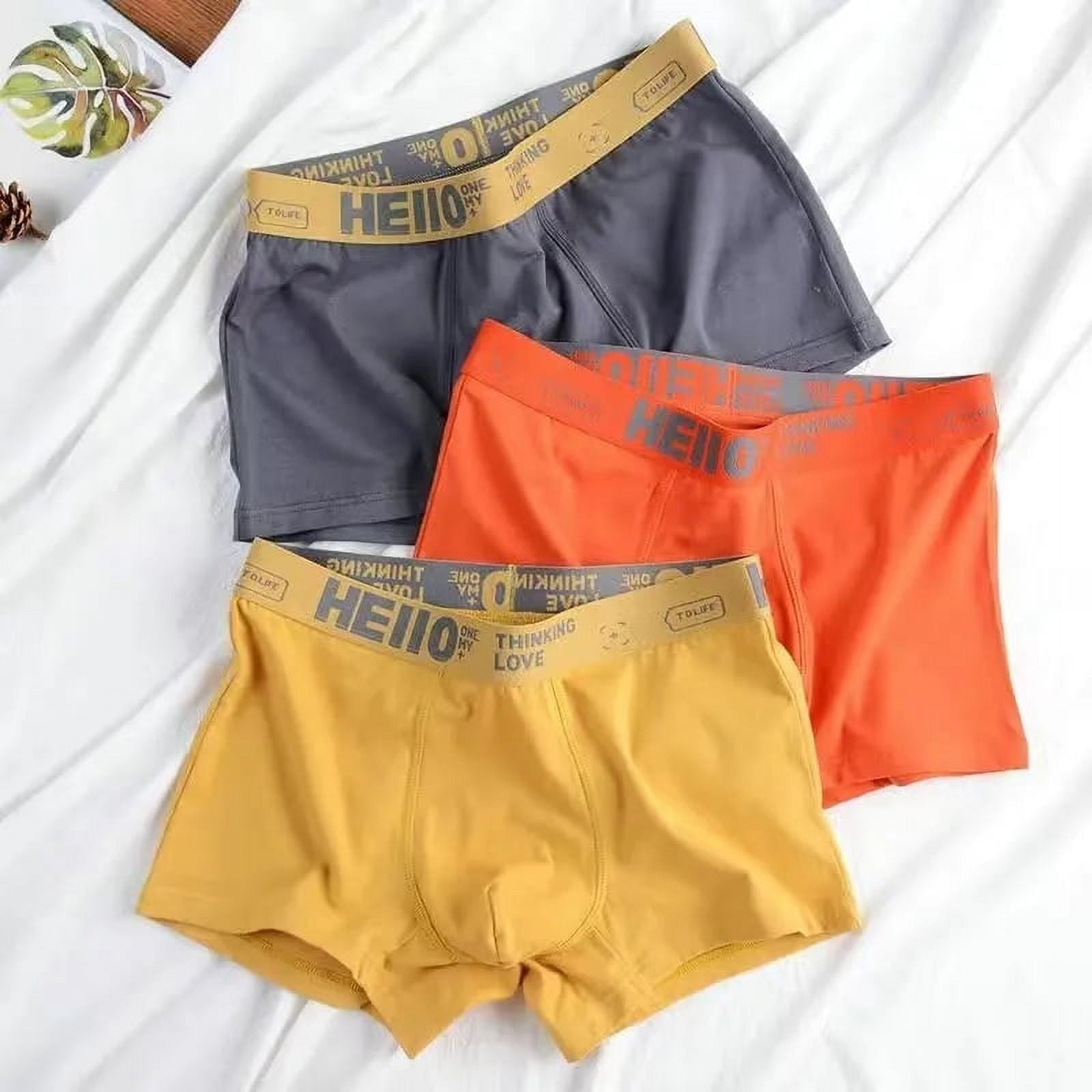 Boxer Sous Vetements pour Hommes Calecon Homme Coton Slip Respirant Hommes Boxer Confortable Elastique Pantalon Masculin Grande Taille L 4XL Walmart