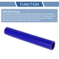 thumbnail image 4 of Unique Bargains 1pcs 20mm 0.79" ID 200mm 7.87" Length 0° Blue Car Silicone Hose Universal, 4 of 7