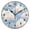Black, variant on Blue Sky and White Clouds Wall Clock Modern Small Clock Gold Hands for Office, Home, Bedroom,School 9.84in