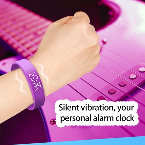 Bracelet d'alarme vibrant étanche, moderne, portable, avec rappel, montre- réveil vibrante pour enfants, adolescents, femmes, hommes, étudiants 44 Bracelet d'alarme vibrant étanche, moderne, portable, avec rappel, montre- réveil vibrante pour enfants, adolescents, femmes, hommes, étudiants 44