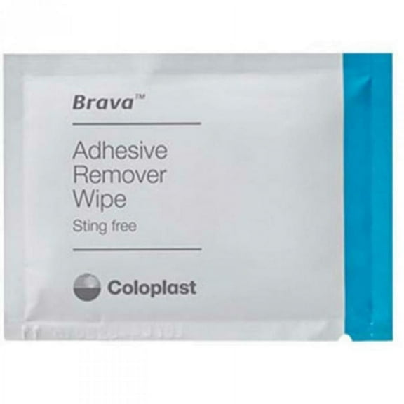 Brava Adhesive Remover Wipe, Alcohol-Free, Silicone-Based, Sting-Free, 30 Count