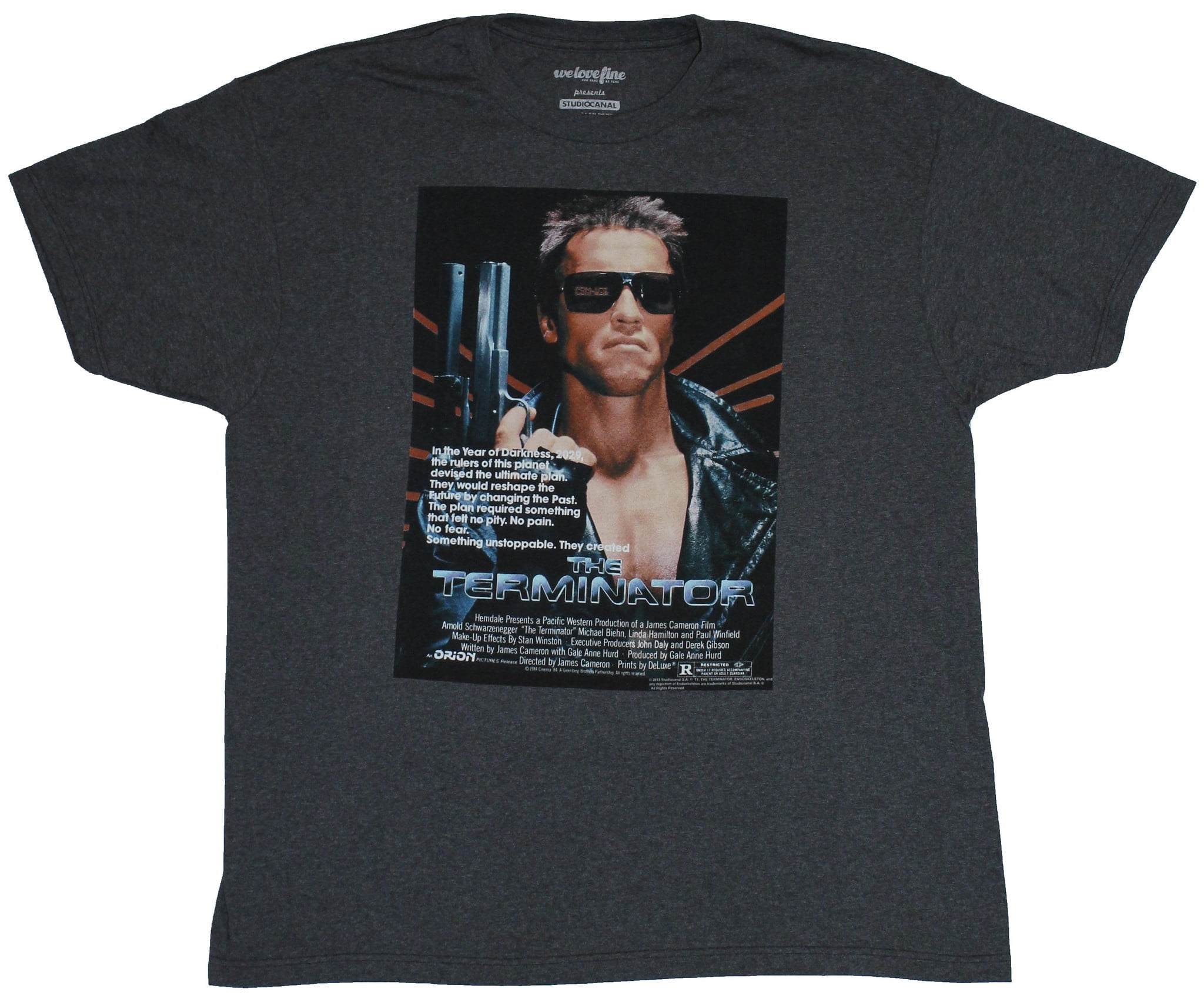 The Terminator Funny Shirt Men's and Women's Sizes High Quality Graphic Tee