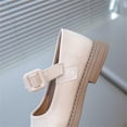 thumbnail image 6 of OGLCCG Girls Dress Shoes Round-Toe Formal School Uniform Soft Mary Jane Shoes Non-Slip Sole Oxford Flats Shoes Size 4-11, 6 of 8