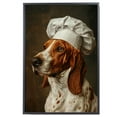 thumbnail image 2 of Treeing Walker Coonhound Dog Chef Poster, Treeing Walker Coonhound Dog Cooking Food Canvas Print for Restaurant Kitchen Decor, Kitchen Animal Picture Wall Decor, 2 of 6