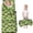 Tractor and Trees Green Pattern, variant on Tractor and Pumpkins Red Pattern Teens Toddler Nap Mat with Pillow, Sleeping Mat Bag for Preschool Daycare 59"x22"