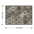 thumbnail image 6 of Moynesa 5'x7' Area Rug for Living Room Non-Slip Moroccan Indoor Washable Rug Ultra-Thin Foldable Soft Carpet Floral Accent Throw Rug for Kitchen Entryway Bathroom Bedroom Office Carpet,Grey, 6 of 7