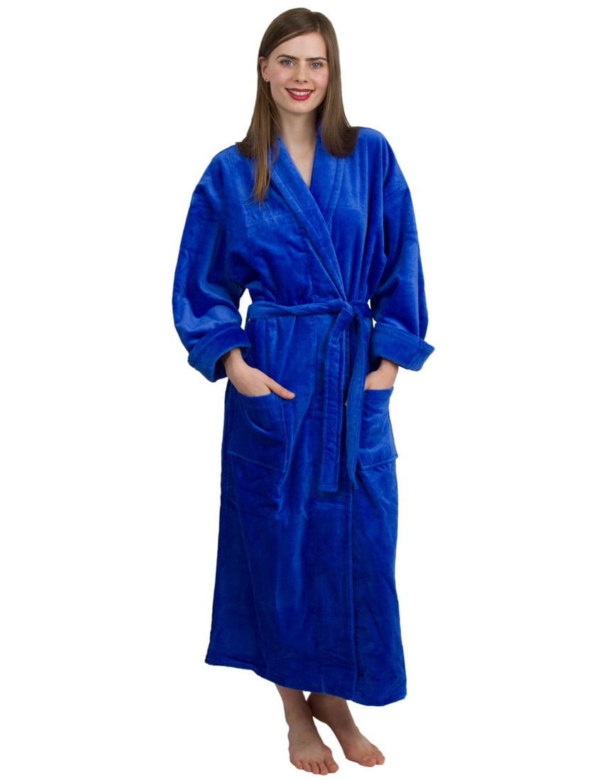 TowelSelections Women's Robe Turkish Cotton Terry Velour Bathrobe