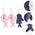 thumbnail image 4 of 3 uds llavero de tiburón de felpa colgante mochilas colgante estético llavero de peluche colgante, 4 of 6