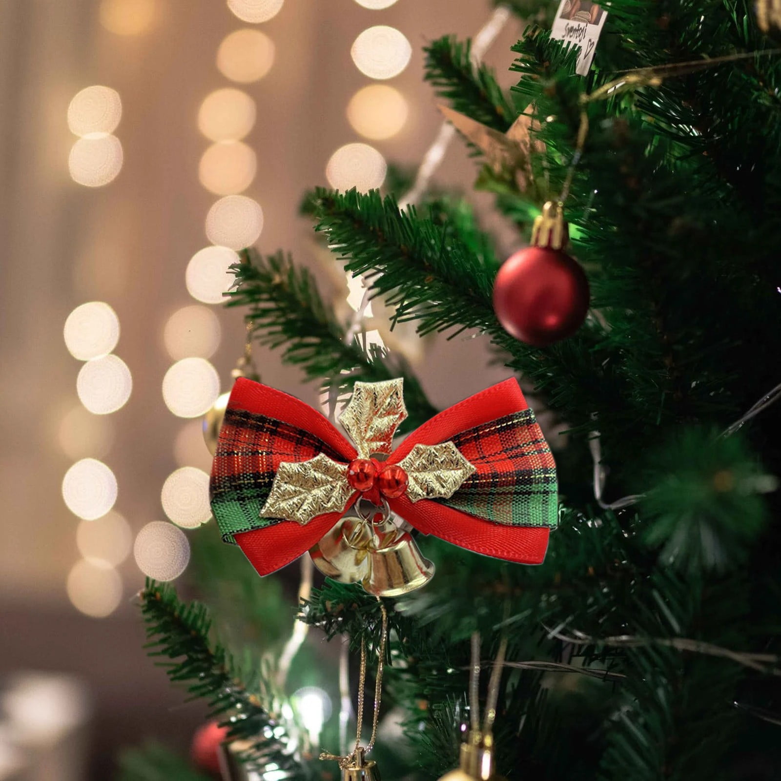 Noeud Velour Rouge Lot De 24 Nœuds Marron Vintage En Velours Pour Sapin De Noeud Sapin De Noel