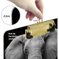 thumbnail image 4 of 12.5"x9" African Elephant Clipboards, Standard A4 Letter Size Nursing Clipboard with Low Profile Metal Clip Decorative Clip Board for Office Supplies,Gold, 4 of 7